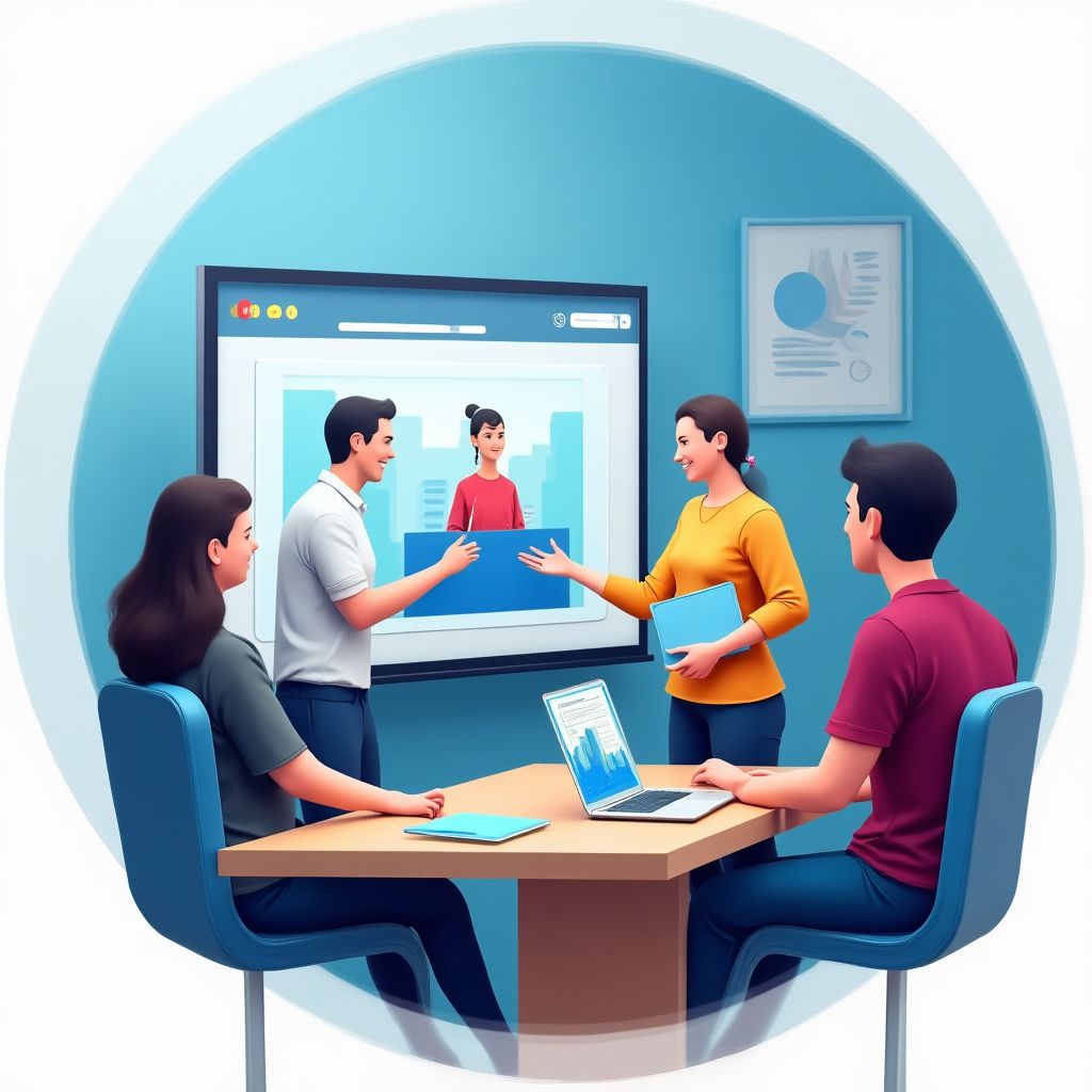 Icono de reuniones virtuales